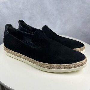 Vince Suede Espadrilles Black Women's Size US 8.5